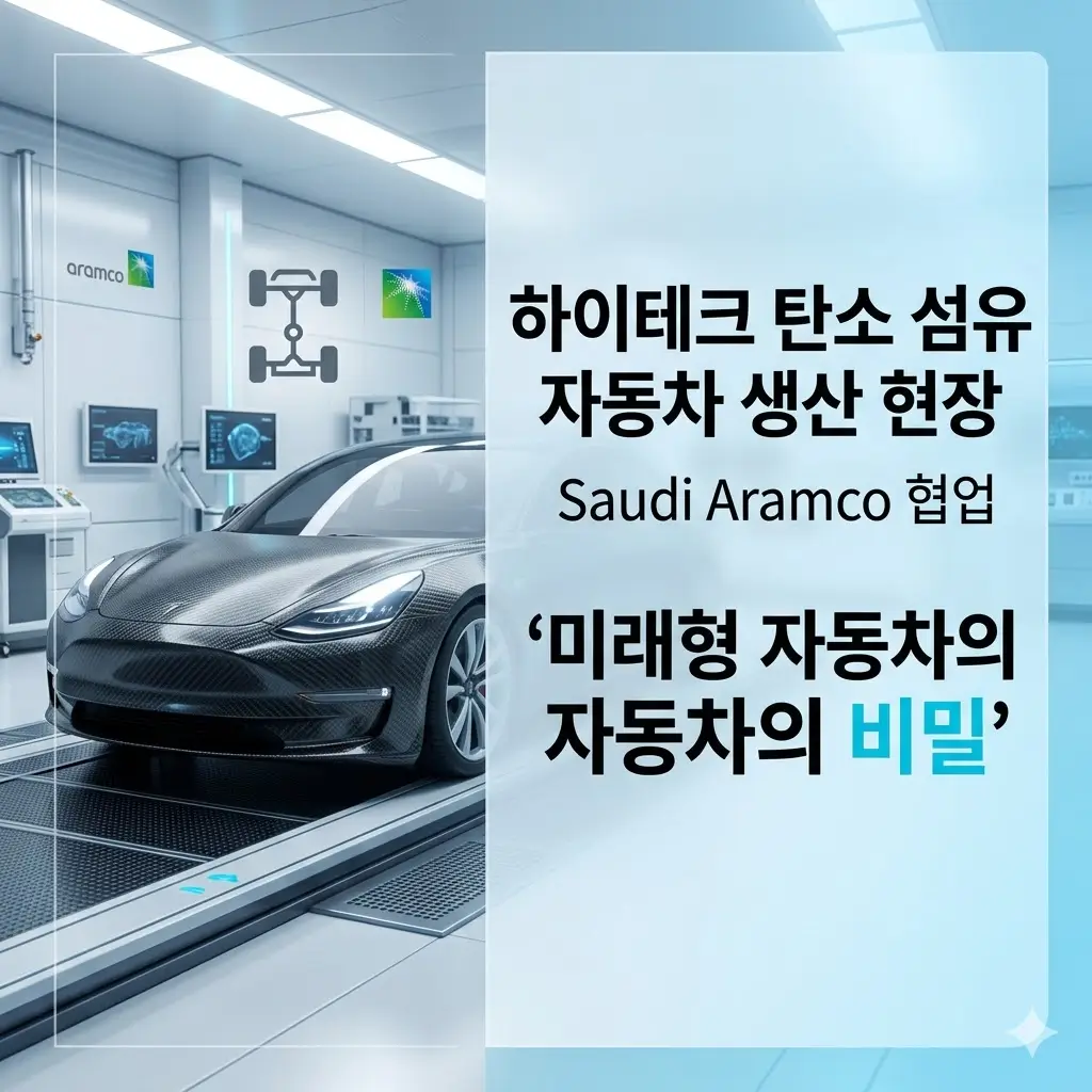 사우디아람코 자동차 경량화 소재 전환을 이끄는 미래 탄소 섬유 전략